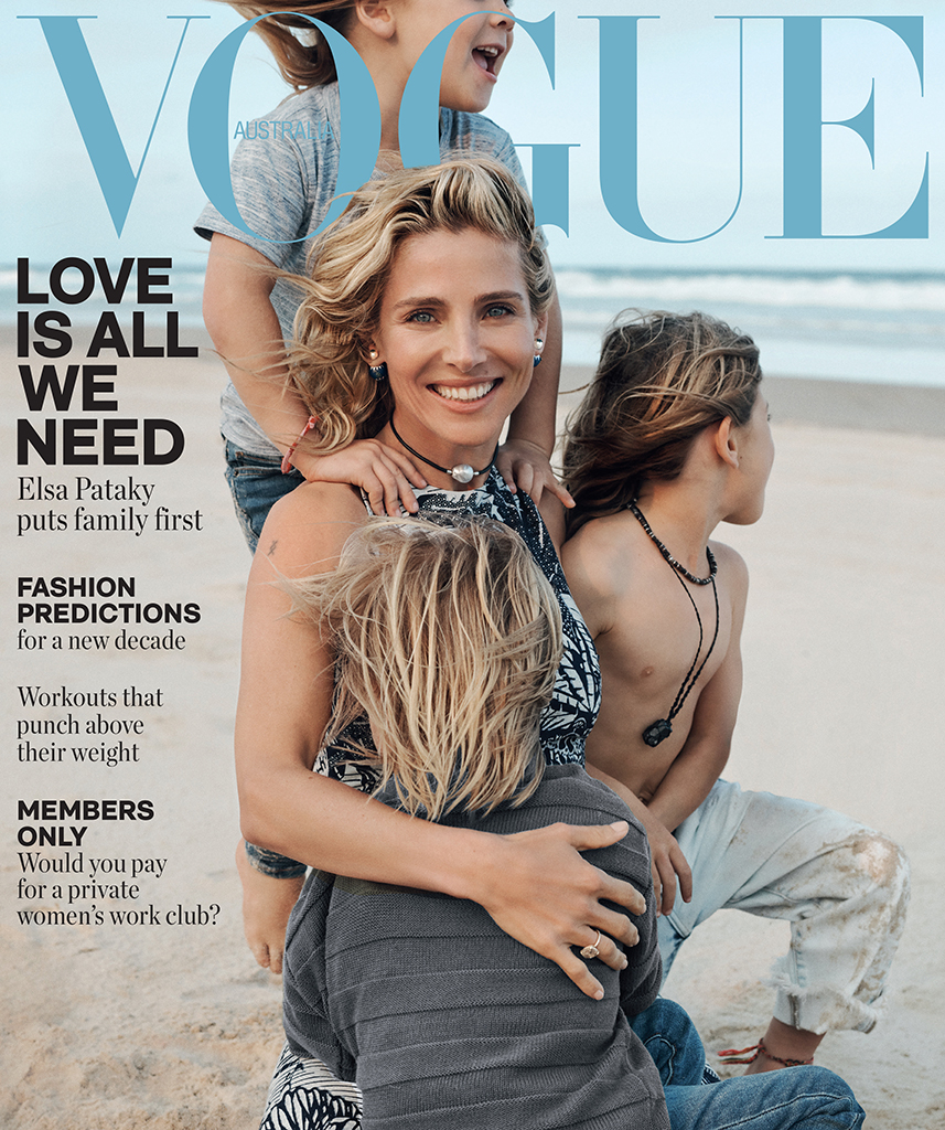 Elsa Pataky, Vogue Australia February 2020